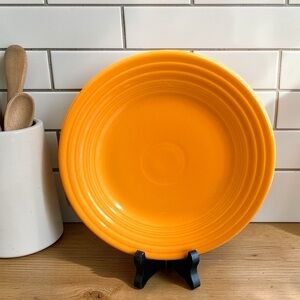 Fiestaware Tangerine Luncheon Plate